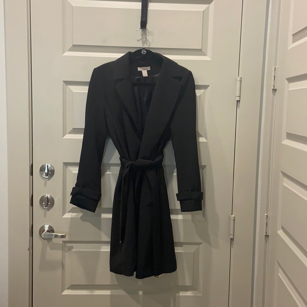 H&M Black Trench Coat